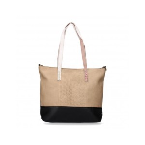 Bolso de hombro para mujer, diseño moderno con correas ajustables.