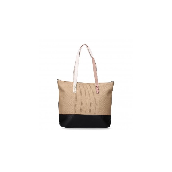 Bolso de hombro para mujer, diseño moderno con correas ajustables.