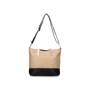 Bolso de hombro para mujer, diseño moderno con correas ajustables.