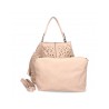 Bolso de hombro de Mujer con dos piezas, diseño calado.