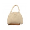 Bolso de hombro para mujer, material de rafia, diseño elegante y moderno ideal para verano.