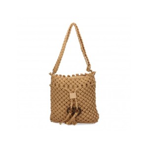 Bolso de hombro para mujer, diseño moderno con un compartimento principal de cremallera.