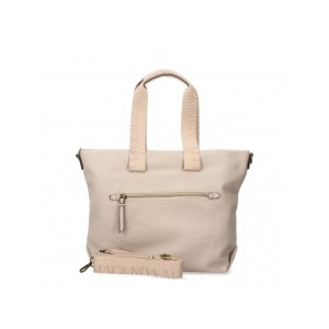 Bolso de hombro para mujer, diseño moderno con correas ajustables, compartimento principal con cremallera