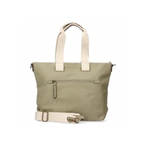 Bolso de hombro para mujer, diseño moderno con correas ajustables compartimento principal con cremallera