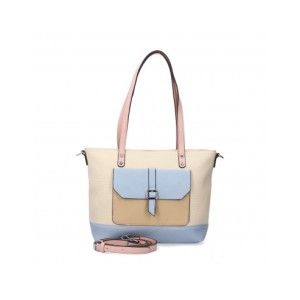 Bolso de hombro para mujer, diseño moderno, Compartimento Principal con Cremallera.