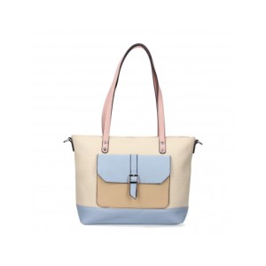 Bolso de hombro para mujer, diseño moderno, Compartimento Principal con Cremallera.