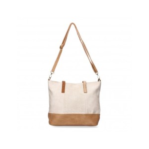 Bolso de hombro para mujer, diseño moderno con correas ajustables.