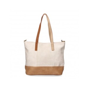 Bolso de hombro para mujer, diseño moderno con correas ajustables.