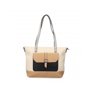 Bolso de hombro para mujer, diseño moderno, Compartimento Principal con Cremallera.