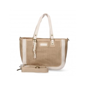 Bolso de hombro para mujer con correa ajustable.