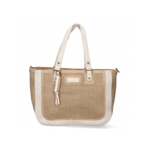 Bolso de hombro para mujer con correa ajustable.