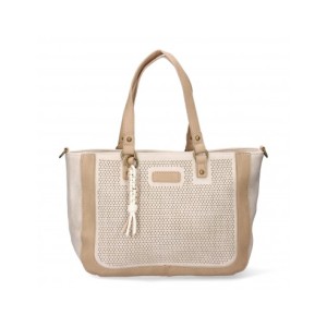 Bolso de hombro para mujer con correa ajustable.