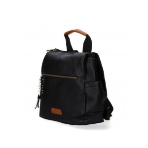 Mochila para mujer, diseño moderno con adorno en la cremallera.