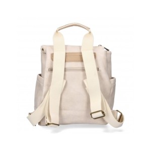 1Mochila para mujer, diseño moderno con adorno en la cremallera.